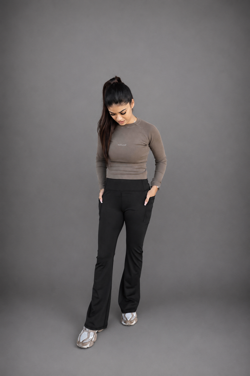 Essential Ribbed Long Sleeve Top