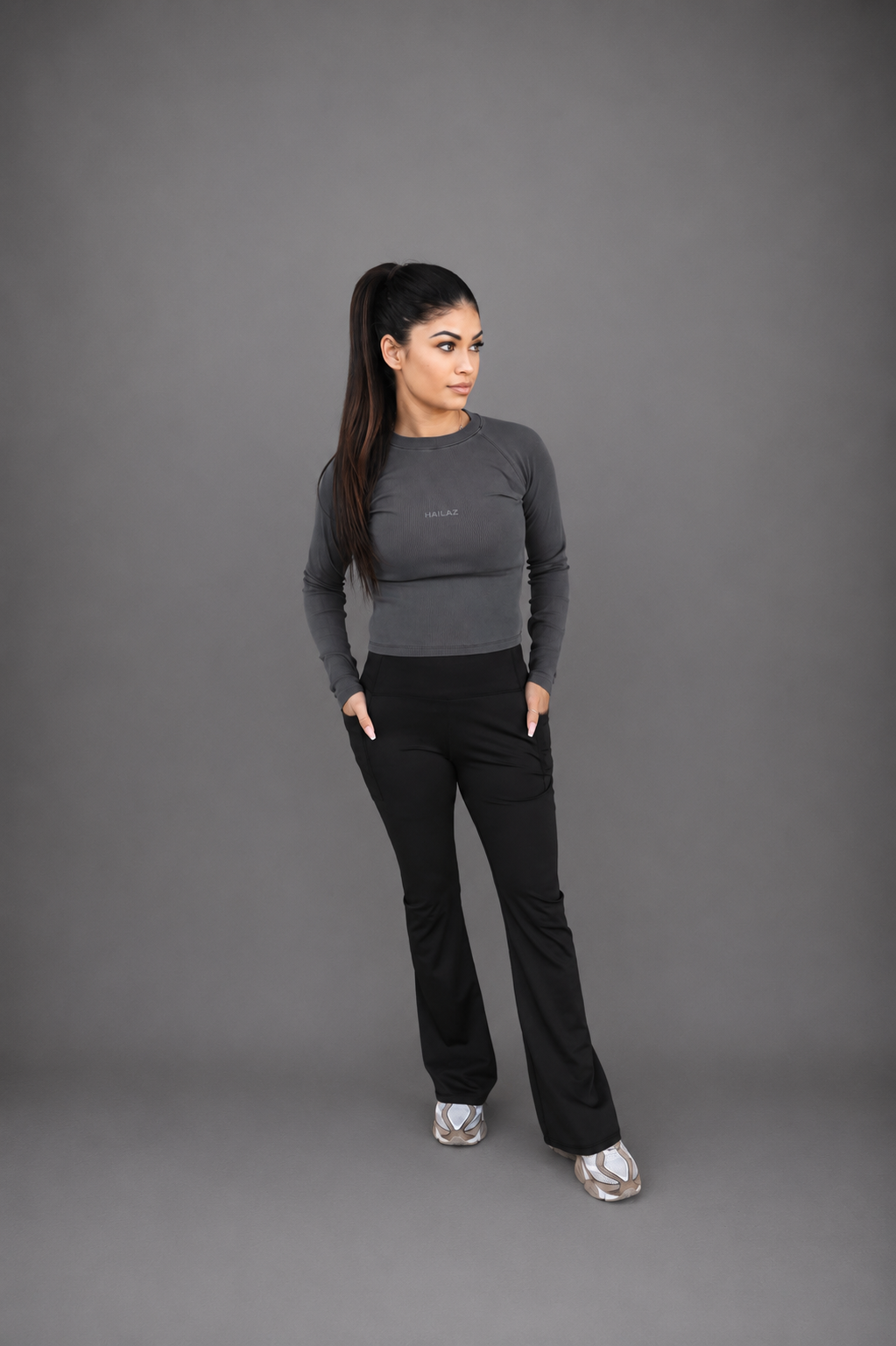 Essential Ribbed Long Sleeve Top
