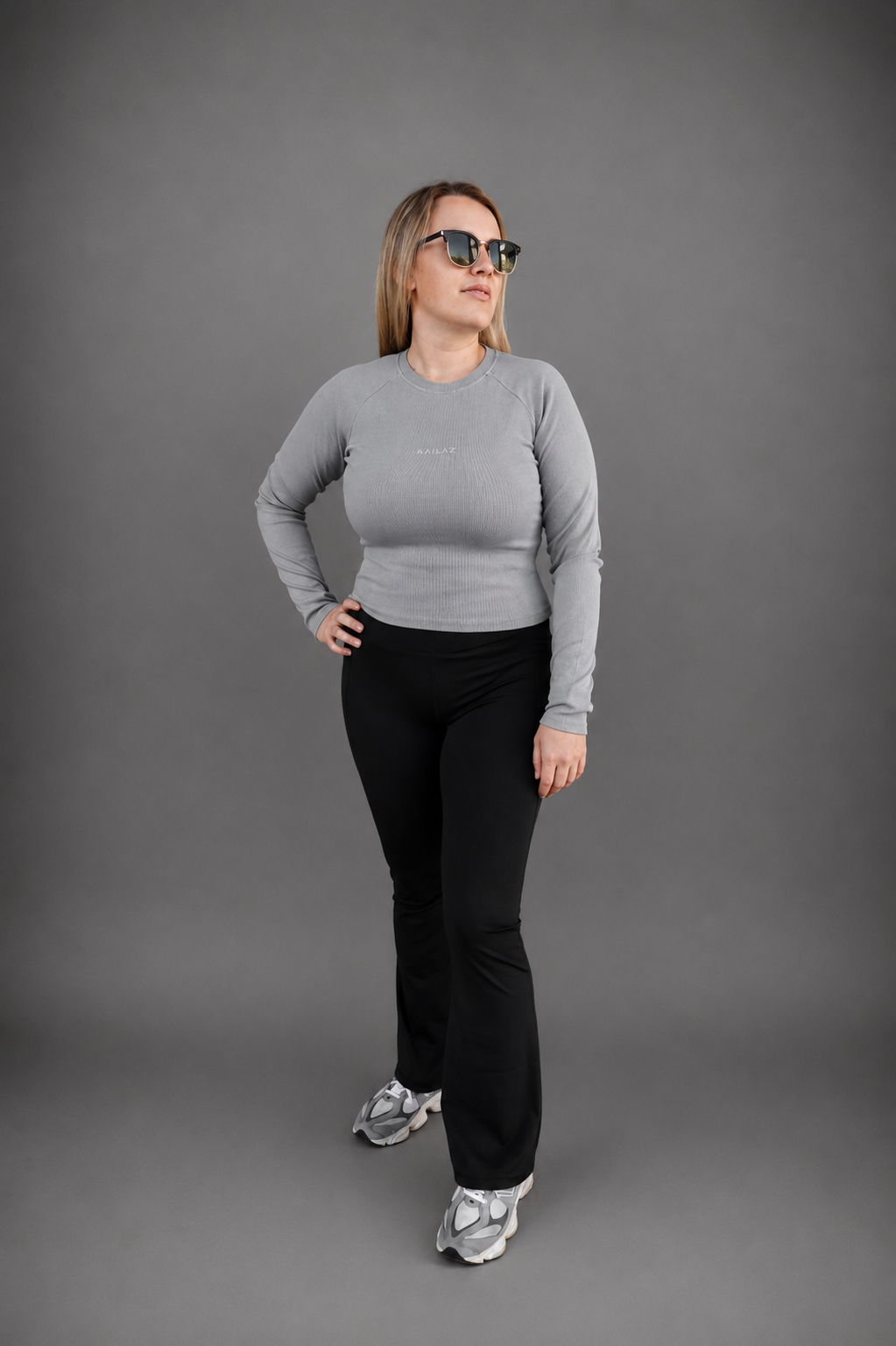 Essential Ribbed Long Sleeve Top